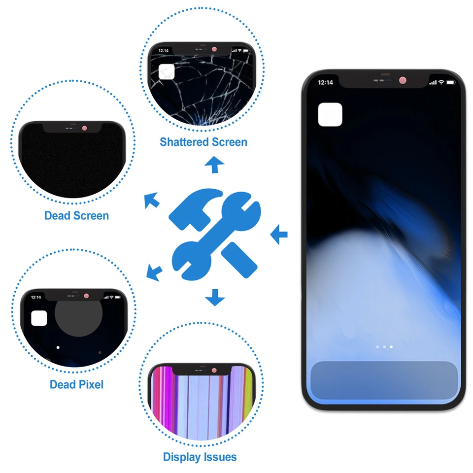 A2399 A2176 A2398 A2400 A2399 100% Tested Premium Lcd For IPhone