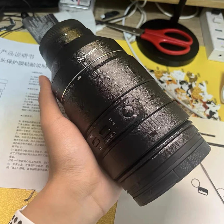 for Samyang AF 35-150 FE Mount Lens Skins Anti-Scratch Wrap Cover For Samyang AF 35-150MM F2-2.8 AF24-70 F2.8 Lens Sticker Film