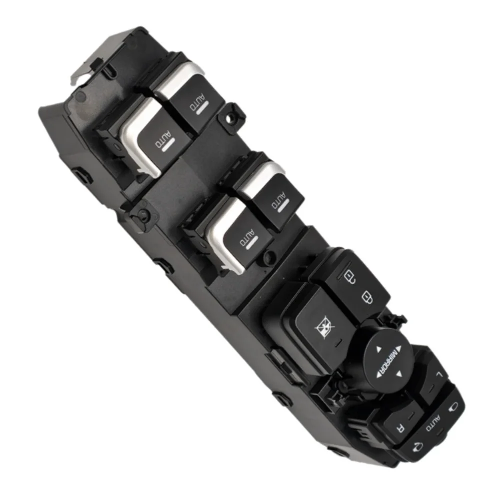 Replacement Window Switch Window Master Switch Reliable Performance Black Finish ABS Plastic Construction As Shown