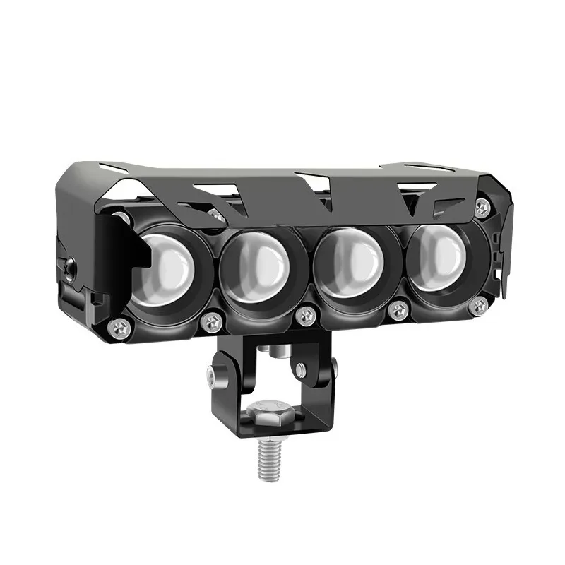 

Popu For Moto Driving Work Lamp Spot Lights 2/3/4 Lens ALED Motorcycle Spotlight Headlight Auxiliary High Low Beam 3570 6000lm