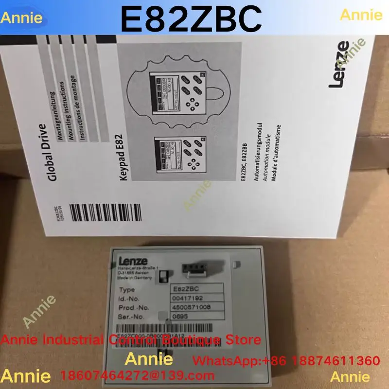 E82ZBC 8200 series frequency converter operation panel