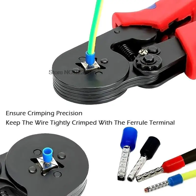 Multifunctional Line Pressing Clamp Terminal Crimping Pliers Insulation OU VE Tube Type Pliers Hand Tools