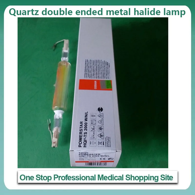 OSRAM HQI-TS 2000W/N/L European standard rare earth type high color quartz double ended metal halide lamp