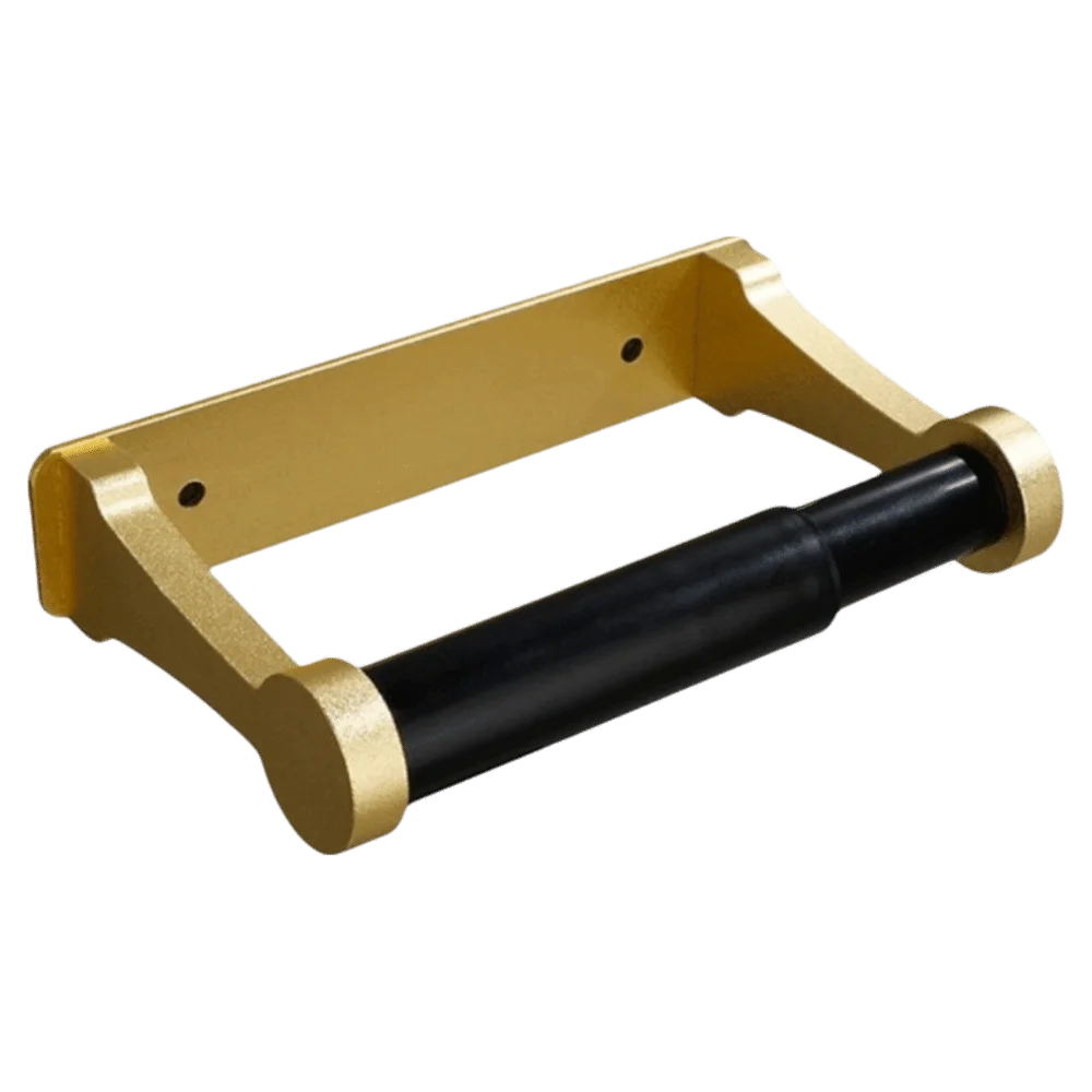 

Stainless Steel Paper Towel Holder Heavy Duty Black Gold Tissue Paper Holder Square Cabinet Non Perforated Toilet Roll Holder