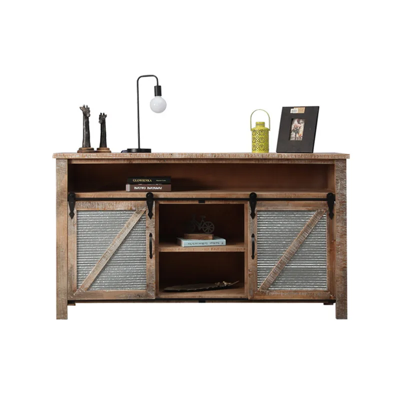 industrial style dining room storage cabinet, furniture living room entrance cabinet, old locker, solid wood retro dining