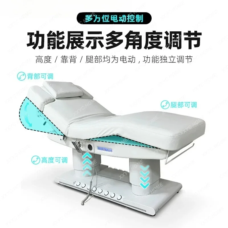 Electric beauty bed Spa massage bed for beauty salon Facial skin management Micro plastic injection bed