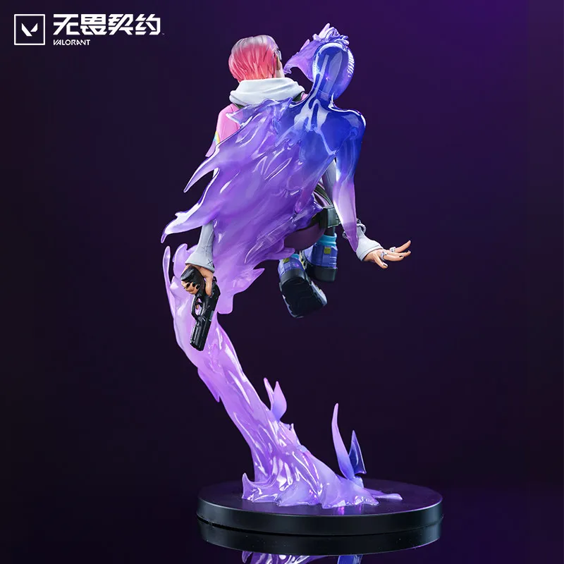 In Stock Valorant Official Clove 1/8 Scale Figure Statue With Matching Ring Set Collectible Game Character Desktop Decoration view 2