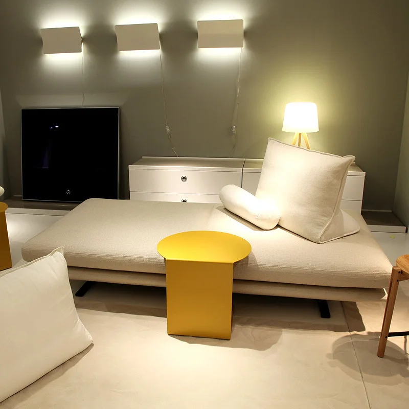 Small apartment sofa bed mobile backrest double-sided sitting freehand space