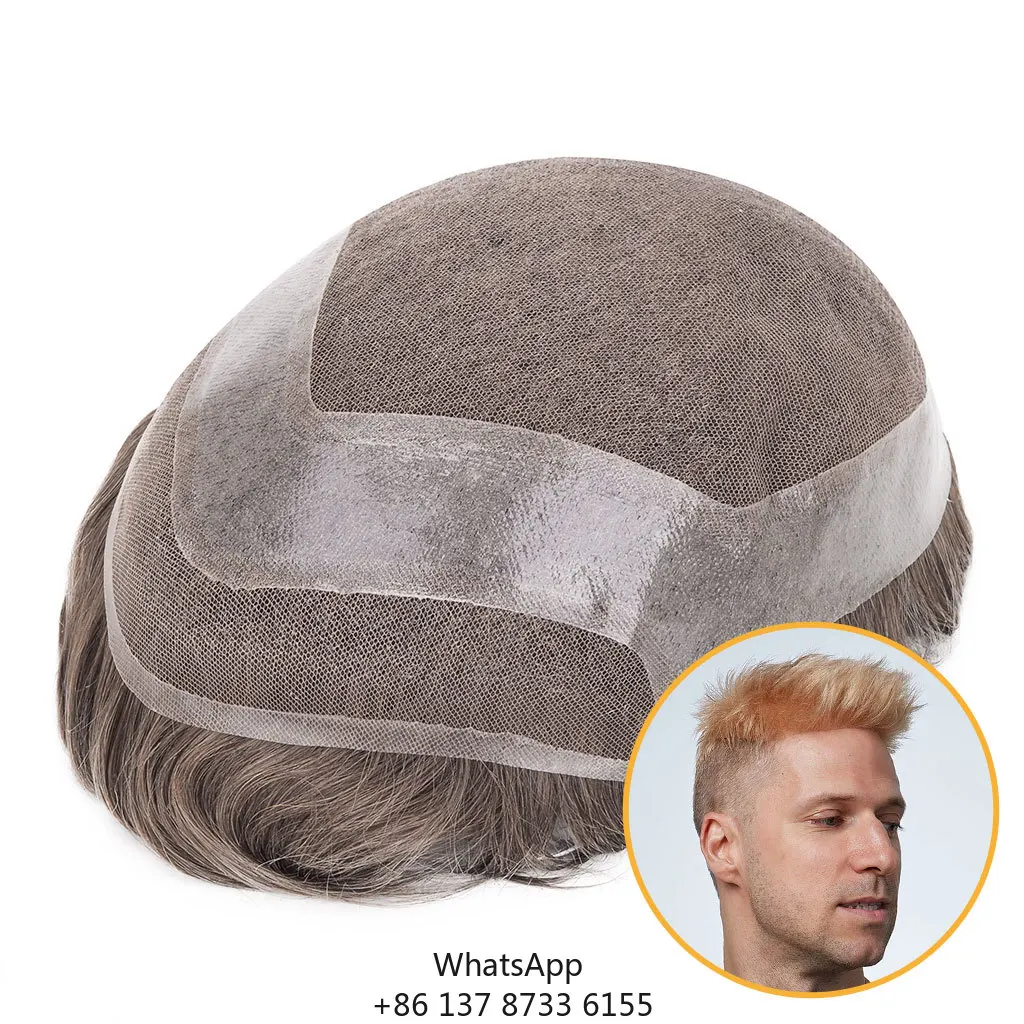 

Lace Men Toupee Stock Human Hair Replacement Systems For Mem Newtimes Hair