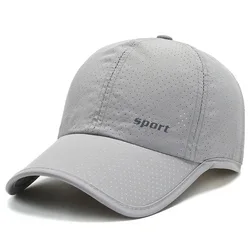 Gorra de béisbol de malla transpirable para hombre y mujer, gorra de béisbol de secado rápido para exteriores, montañismo, pesca, deporte, correr, verano, A142