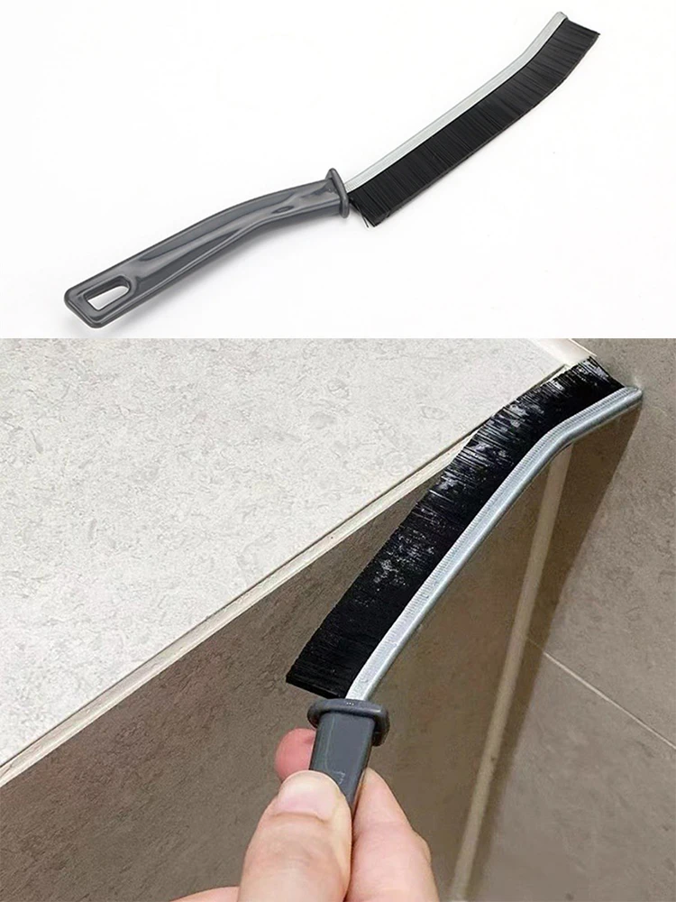 1/5/10PCS Spazzola per piastrelle per finestre Spazzola per mensola Porta Sottile Spazzola per pulizia WC sottile Spazzola per pulizia fessure Cucina Strumenti per la pulizia del bagno