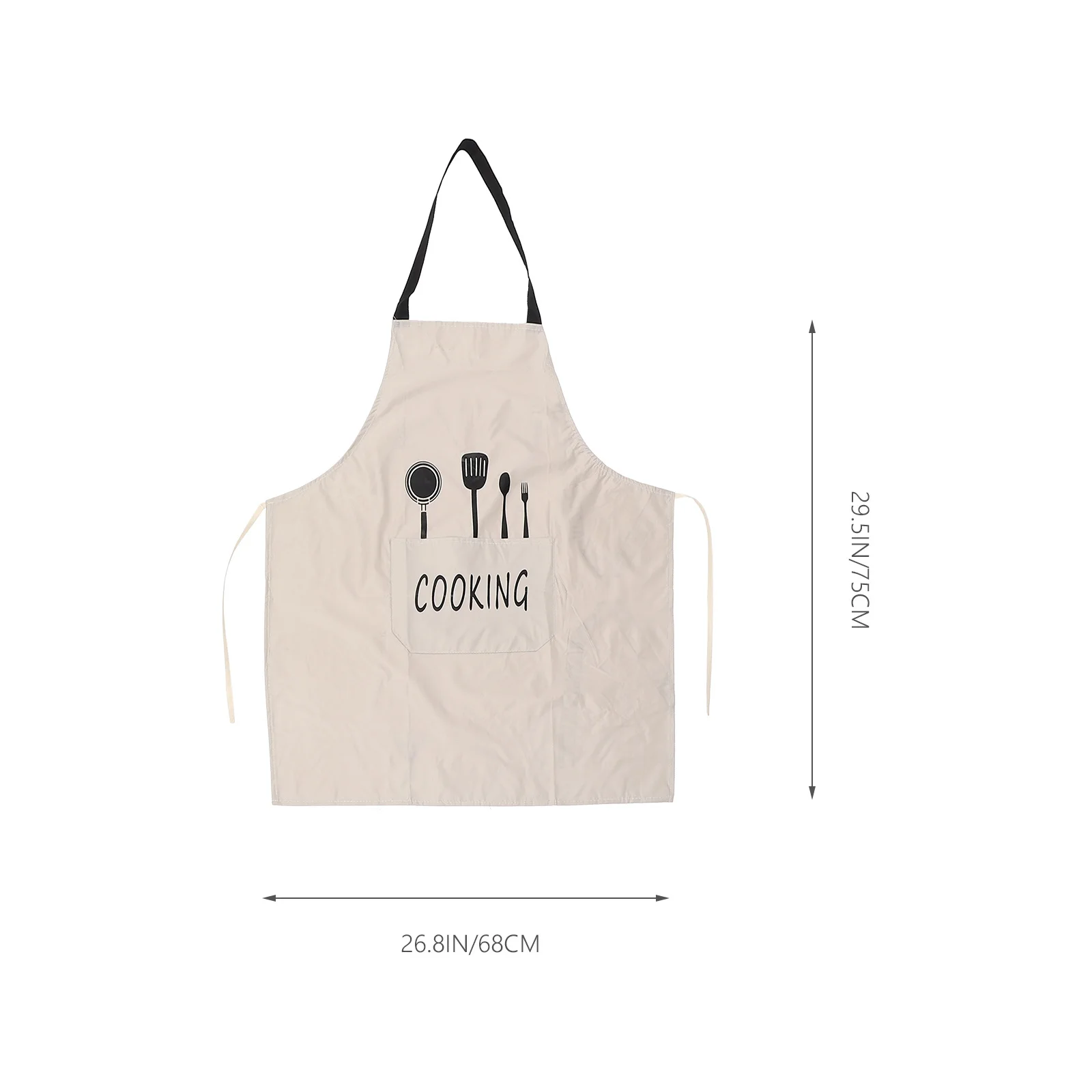 

2Pcs Waterproof Household Aprons Oil-Proof Wear-Resistant Kitchen Cooking Aprons for Home Restaurant Bar Baking and Serving