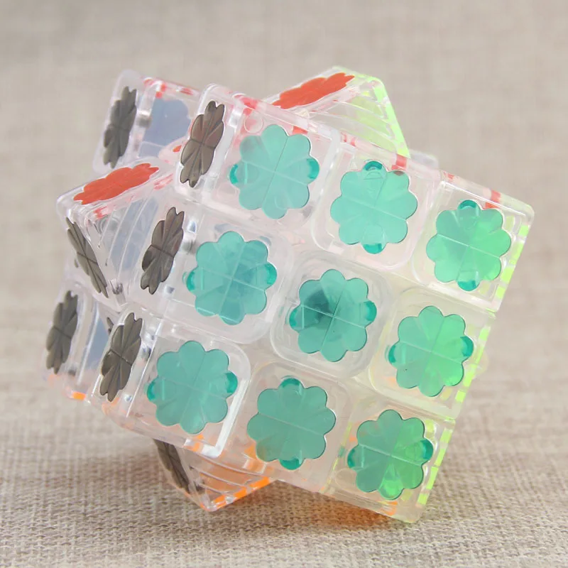 Moyu Cubing Classroom Crystal Cube Cloverleaf Speedcube 3x3 Science Education Intelligence Student Competition Toys