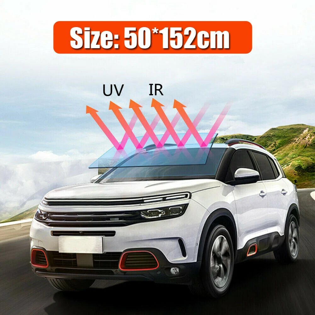 

152cmx50cm Car Foils Tint Tinting Film 75%VLT Roll Car Auto Home Glass Summer Solar UV Protector Sticker Films