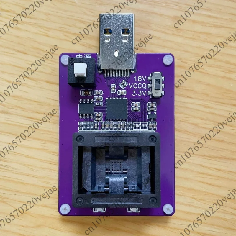 Suitable for emmc 53 burning seat to USB 3.0 mirror read and write chip test bga153 test seat GL3224E