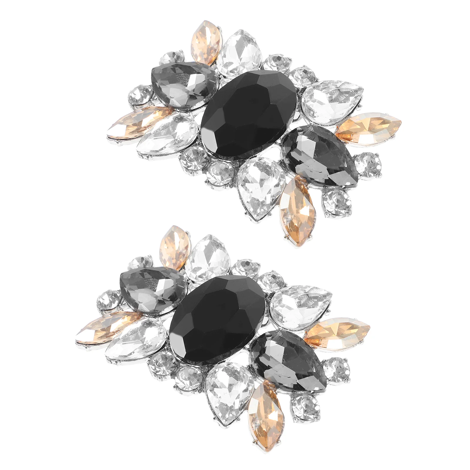 

2Pcs Shoe Buckle Decor Wedding Shoe Clips Women Shoe Clips Shoe Clips Buckle for Shoe rhinestone shoe clips