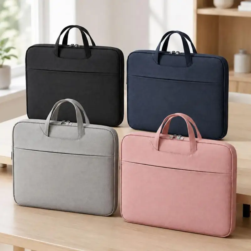 Laptop Bag Shock Absorption Durable 13.3 14 15.6 Inch Notebook Case for Work Business Trip Travel