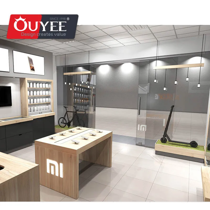 Customized-Mobile Phone Store Equipment Cellphone Showroom Designs Display Showcase Furniture