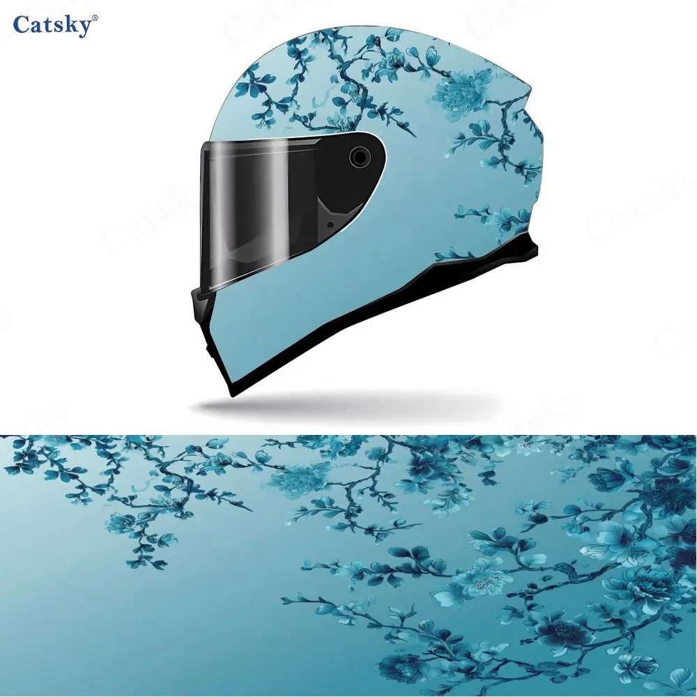 

Бутоны готовые к цветению, самоклеящаяся водонепроницаемая наклейка на мотоциклетный шлем из ПВХ, надежно и не падает, водонепроницаемая.