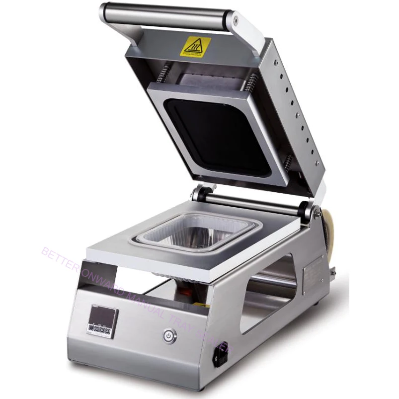 DS-2 Manual Food Vegetables Meat Plastic Aluminum Foil Tray Sealing machine with CE certification