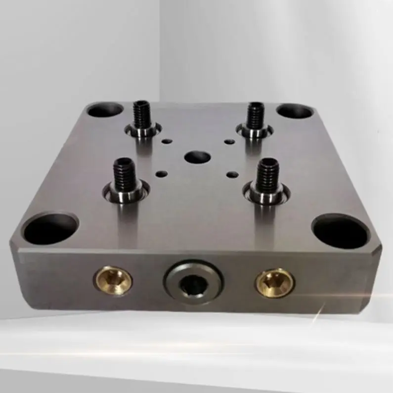 

5th Axis CNC Precision Vice, Zero Point Self-Centering Vise System, CNC Lathe Fixture, High Accuracy Machining Equipment