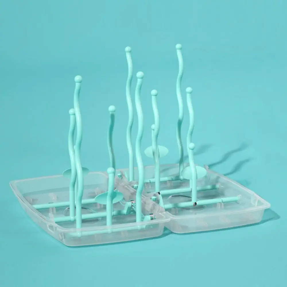 

Cup Drainer Pacifier Bottle Shelf Cleaning Dryer Double Sided Tree Shape Bottle Storage Bottle Rack Nipple Rack Drying Rack