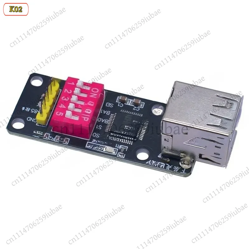 BK CH9350 HID to UART Converter Module USB Keyboard Mouse Barcode Scanner to Serial Port Adapter KVM Extension Synchronizer