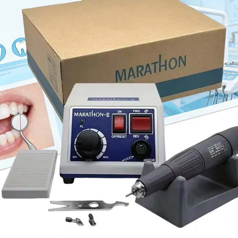 

Стоматологический микромотор Marathon III N3+ 35K об/мин с высоким крутящим моментом для полировки коронок в зуботехнической лаборатории