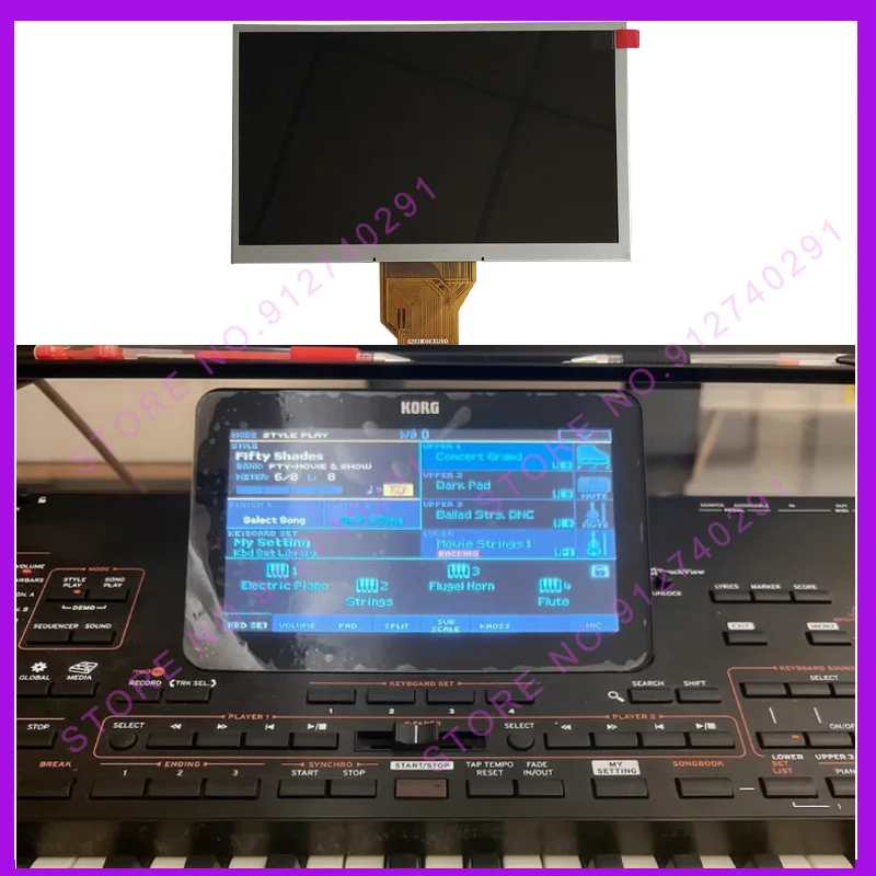 

Оригинальный новый ЖК-дисплей для Korg PA700 PA1000 PA-4X61 PA4X-61 PA4X 61, с сенсорной панелью, 100% тест, хороший