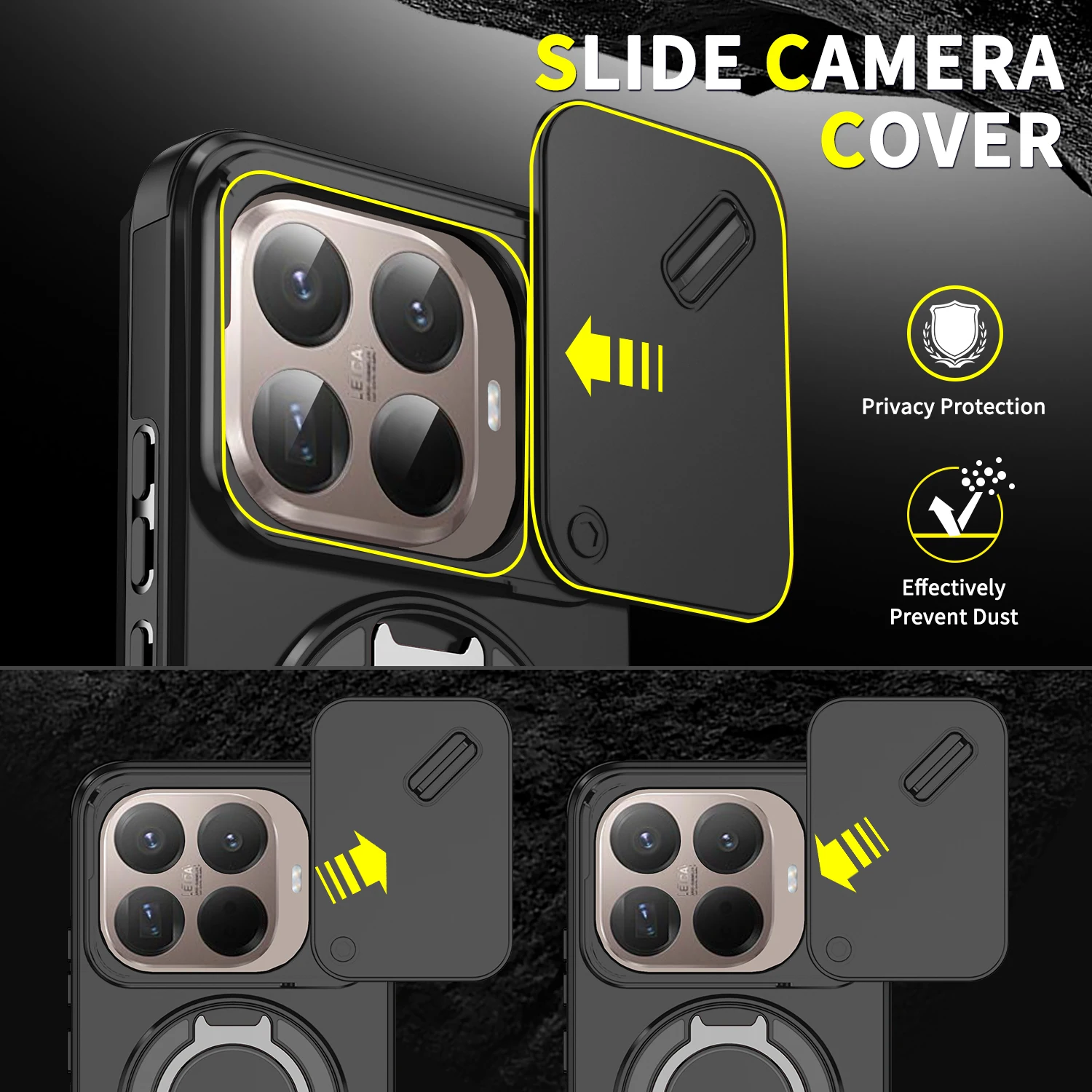 حافظة حماية قوية للعدسات لهاتف Xiaomi 15T Pro 14T MI15T Xiao Mi 15t POCO X7 Pro 5G X6 F7 Ultra #2