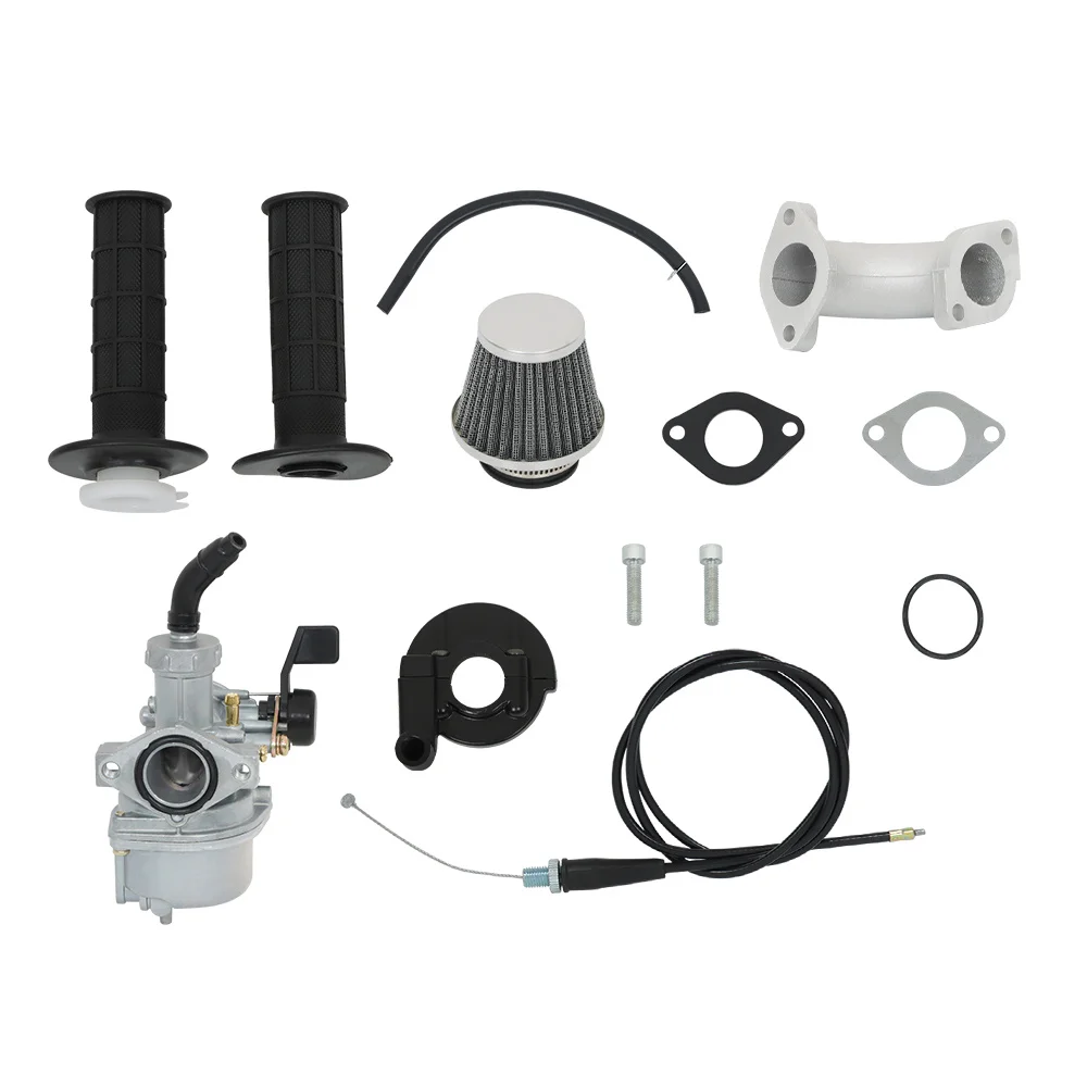 

Carburetor Carb Replacement for Honda CRF70F 2004-2012 XR70R 1998-2003 with Air Filter Intake Throttle Cable