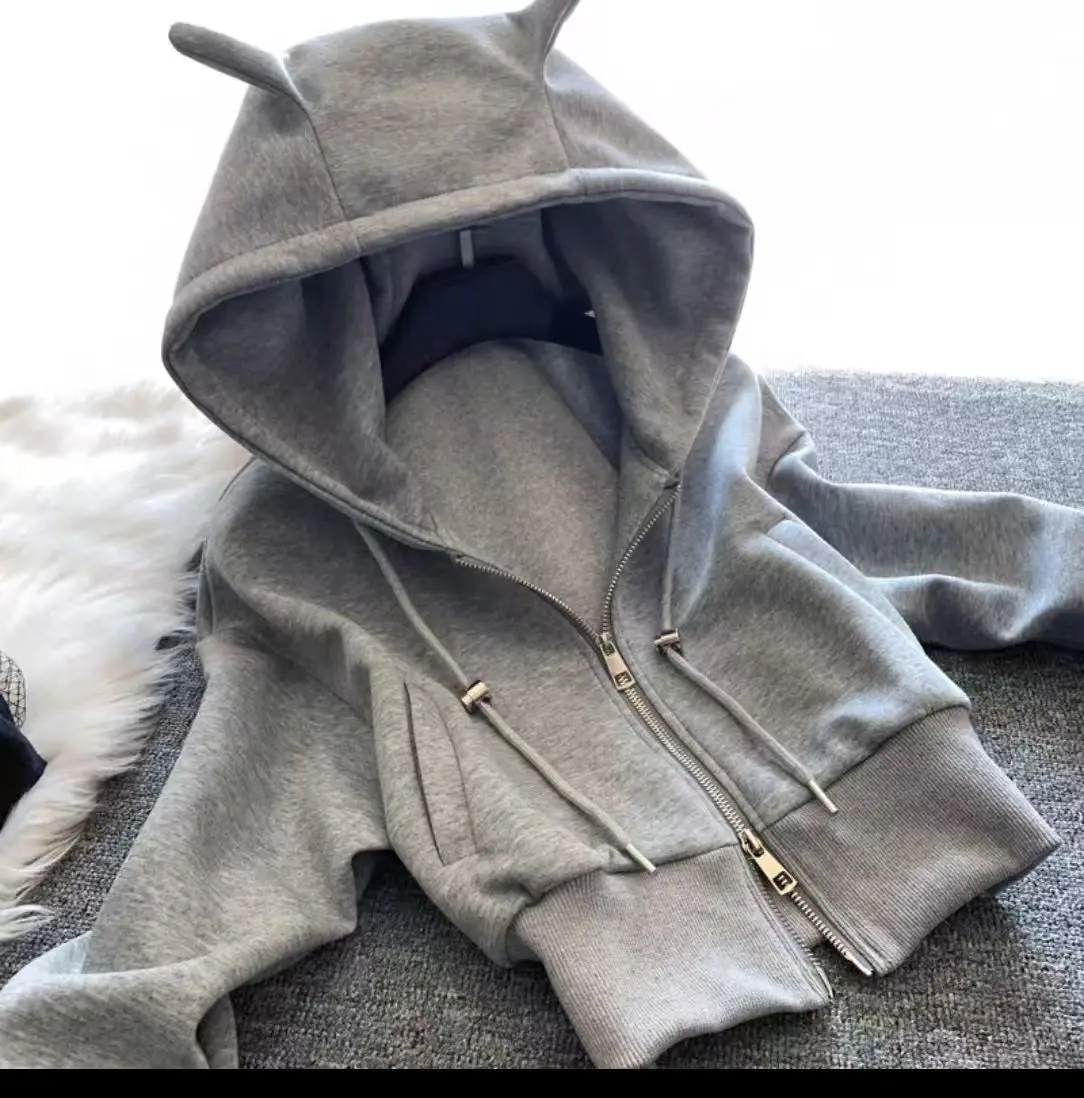 2025 الخريف الشتاء المراهقين القماش الأطفال مجموعة ضئيلة البلوز مقنعين سترة واسعة الساق بدل رجالي رياضية 4 8 10 12 14 سنة #3