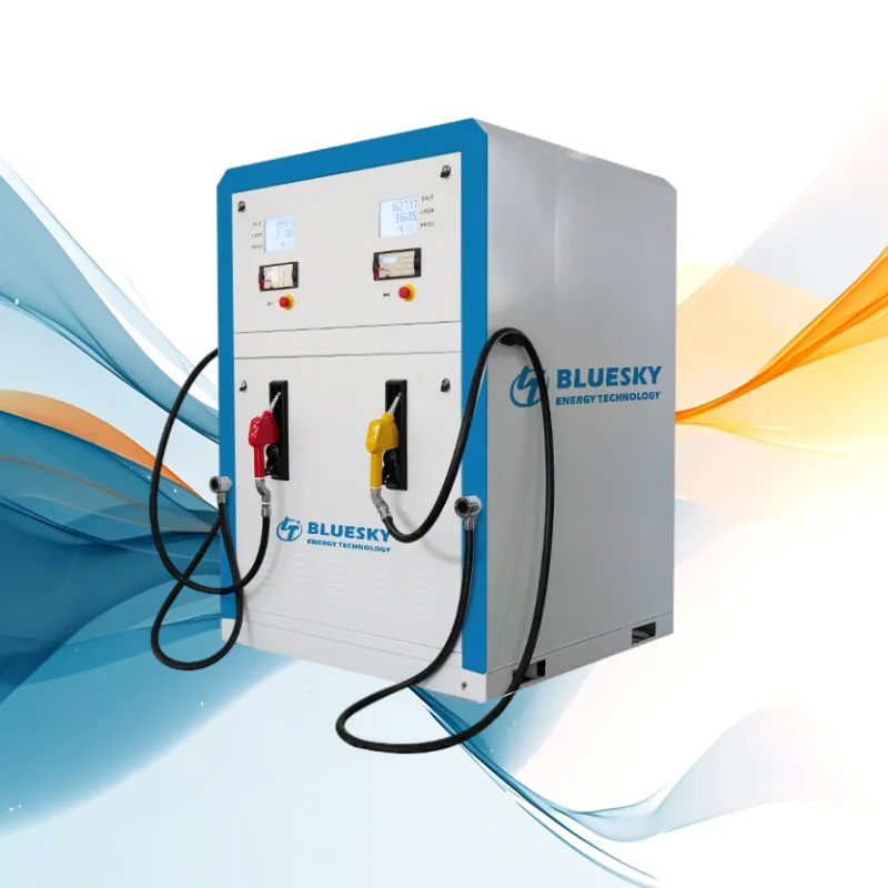 Factory Customization 2 Hoses Mini Portable Micro Diesel Fuel Dispenser Pump Gas Station With Oil Tank