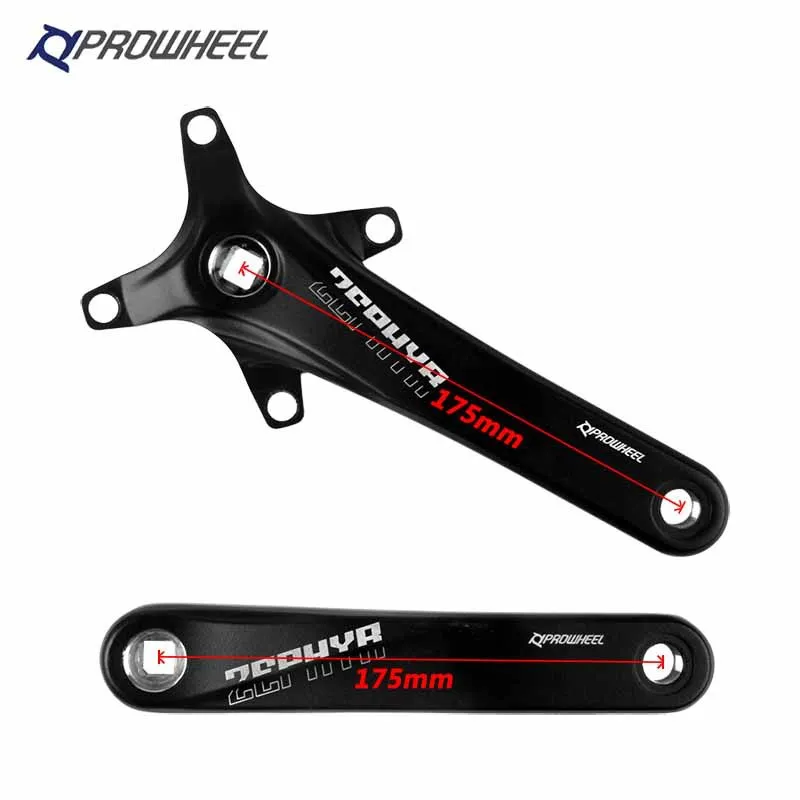 

prowheel mountain bike crankset 104BCD175mm30/32/34/36/38/40/42/44/46/48/50/52T Square Hole Sprockets Narrow Sprocket MTB Cranks