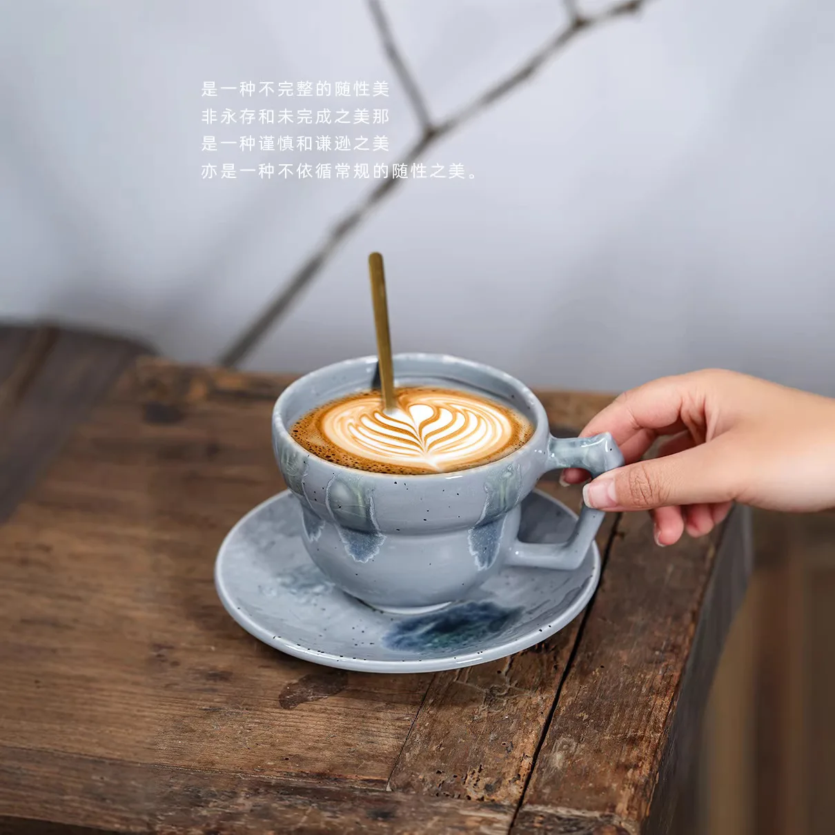 New Japanese Style Coarse Pottery Tea Coffee Cup Handmade Retro Artistic Multi Purpose Vessel for Tea Room Decor Porcelain Mug