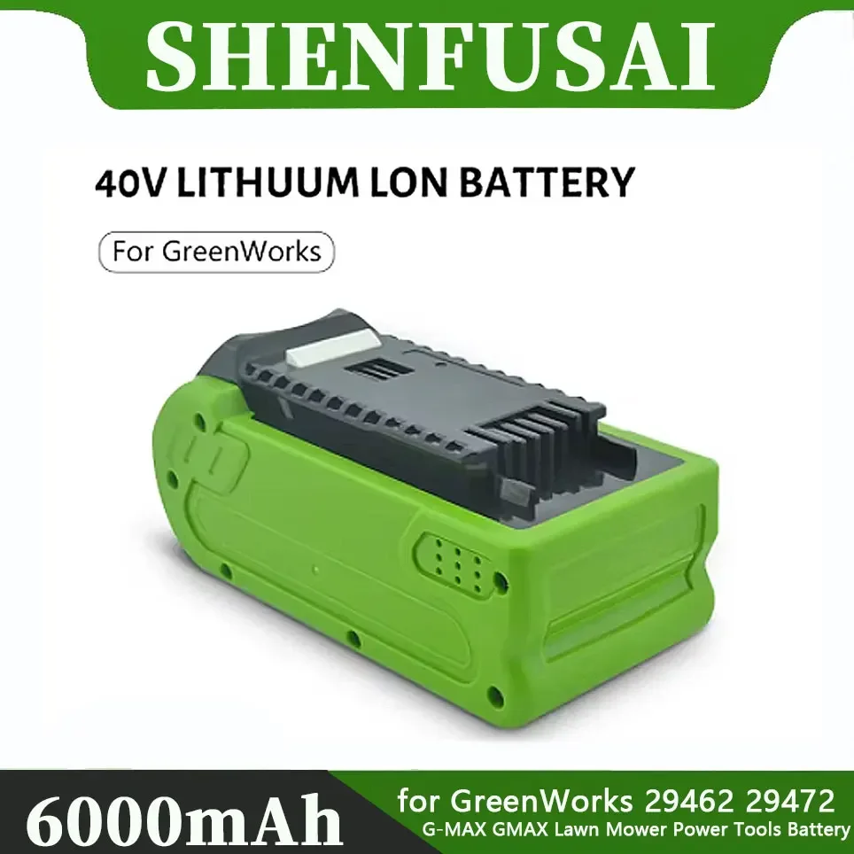 

For Greenworks 40V Batteries 600mAh GreenWorks G-MAX Li-ion Battery Manufacturer Replacement Battery for Lawn Mower Power Tools