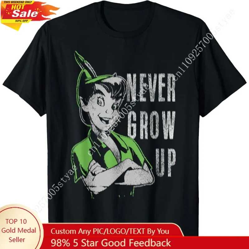 

Disney Peter Pan Never Grow Up Vintage Portrait T-Shirt Small
