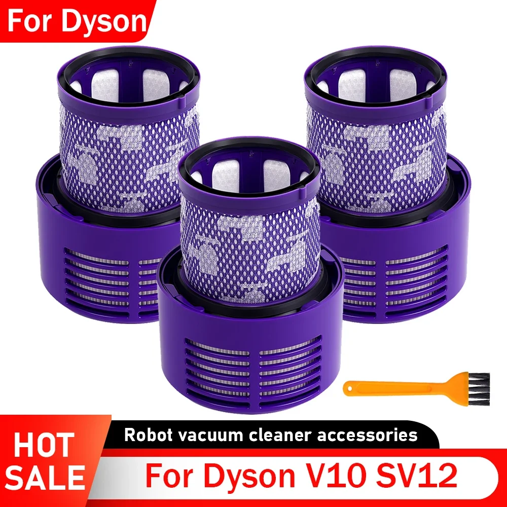 For Dyson V10 Filter Hepa Accessories Robot Vacuum Cleaner SV12 Washable Post-Filter Replacement Cleaning HEPA Spare Parts