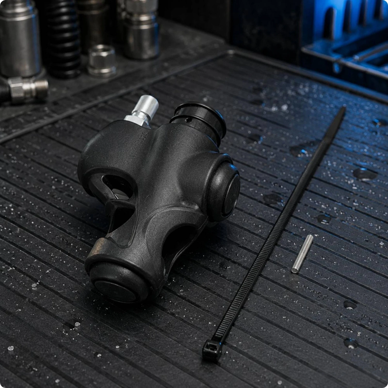 

K-Type Inflator Valve Low Pressure K Valve Diving Gear Air Inflation Easy to Install for Technical Divers, Backplate Setup