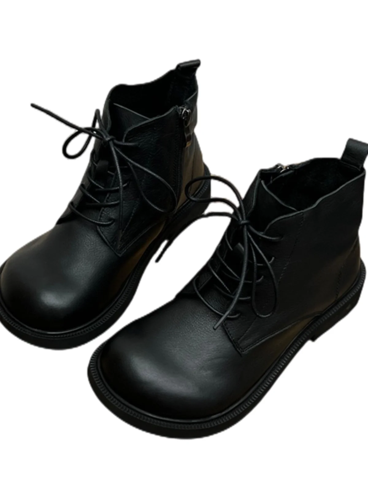 Leather Boots Flat … - image