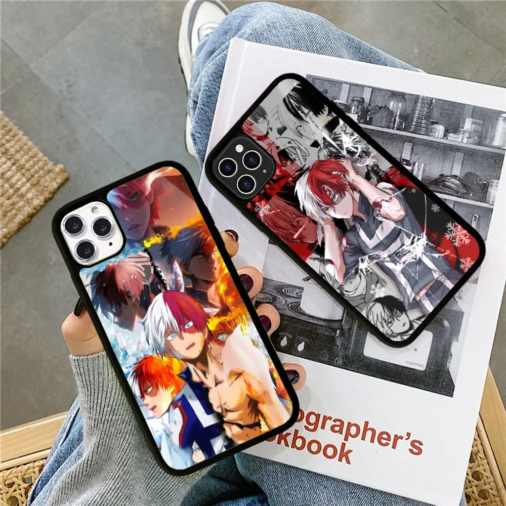 My Hero Academia Shoto Todoroki Phone Case Silicone PC+TPU For For iPhone  11 12 13 14 15 16 Plus Pro Max Cover