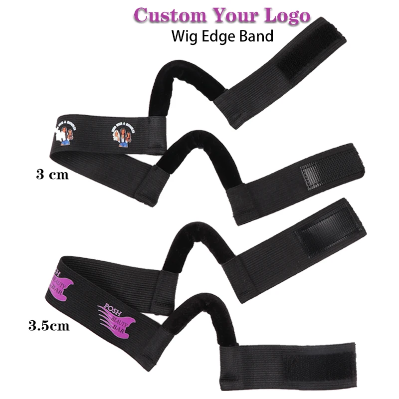 

Yajukai Custom Logo Melt Band With Ear Protector Adjustable Elastic Band For Wig Install Wig Band To Lay & Hold Edges In Place