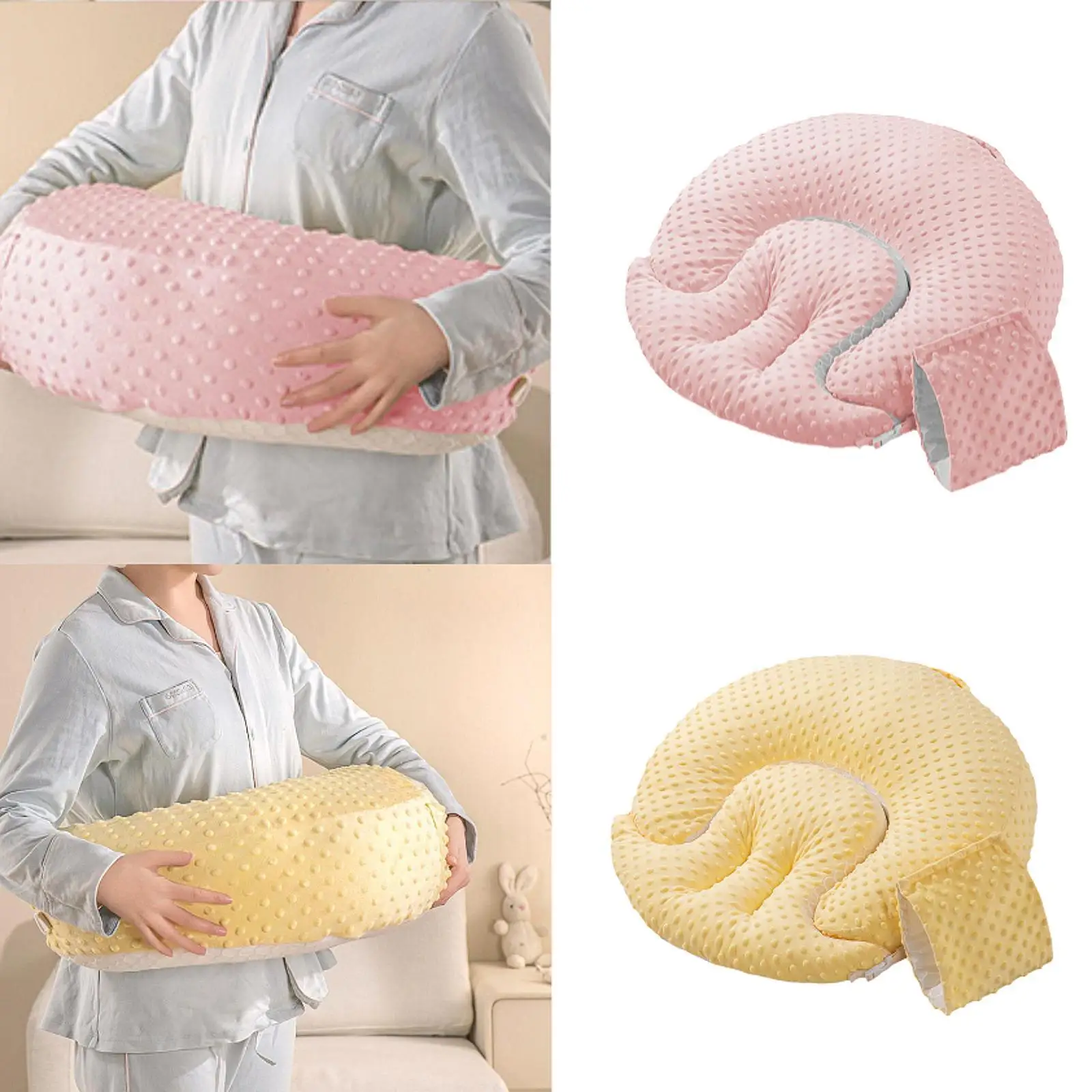 وسادة ممرضة للرضاعة الطبيعية على شكل زجاجة رضاعة كبيرة مريحة للأم حديثي الولادة #4