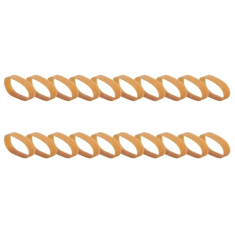 Q39E 20/50Pcs Rubber Bands Rubber Ski Rubber Ski Brake Bands Snowboard Retainers Set