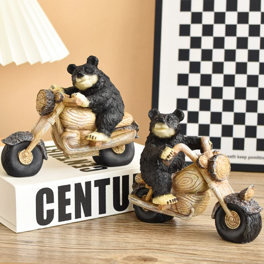 

Black Bear Ornament Resin Craft Decoration for Home Living Room TV Stand Entryway Other Home Decor items