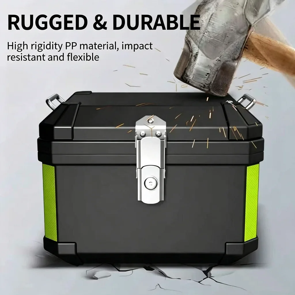 Motorcycle Luggage Box for Honda Yamaha Suzuki Kawasaki Kymco Benelli SYM BMW Scooter Accessories of Waterproof Tail Helmet Box