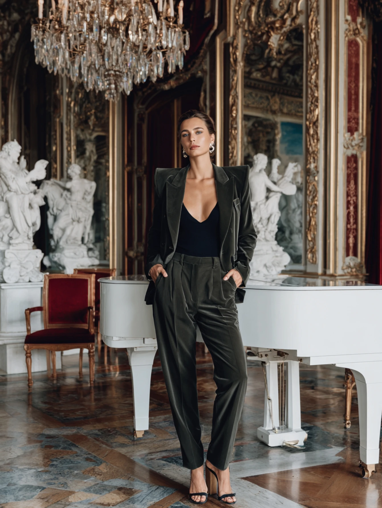 

Mia Muse Select женский пиджак осень-зима элегантный шикарный 2023 новый деловой однотонный костюм с длинными рукавами и воротником повседневный пиджак
