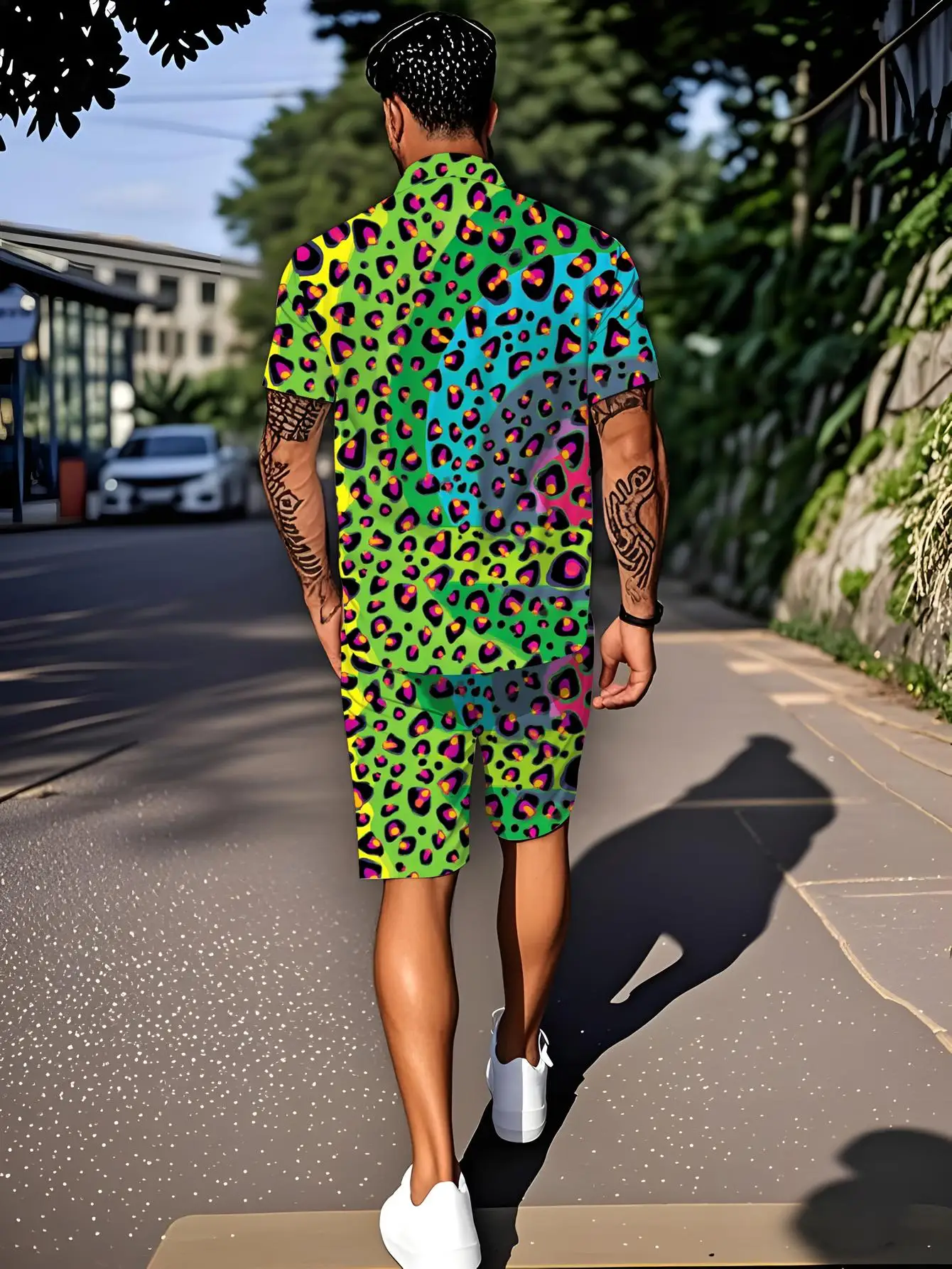 

Men's Shirt Sets 2026 Spring/Summer 3D Printed Graphic tracksuit for man clothing set jogging suit Tracksuit men men's suits