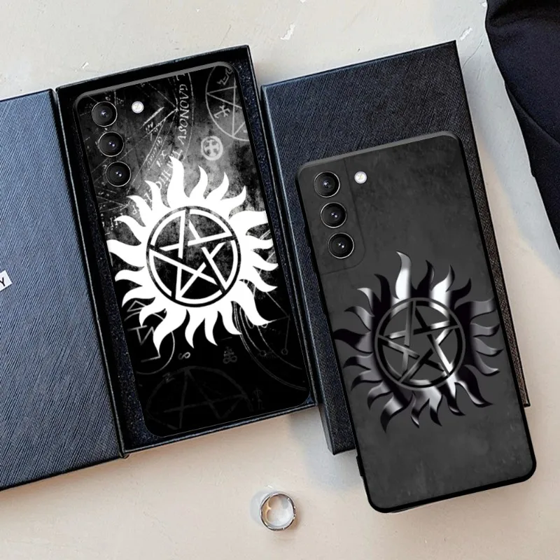 For S23 Ultra Supernatural TV Phone Case for Samsung Galaxy S22 23 21 S20 FE Ultra S10 S9 S8 Plus S10e Note 20Ultra 10Plus Cover