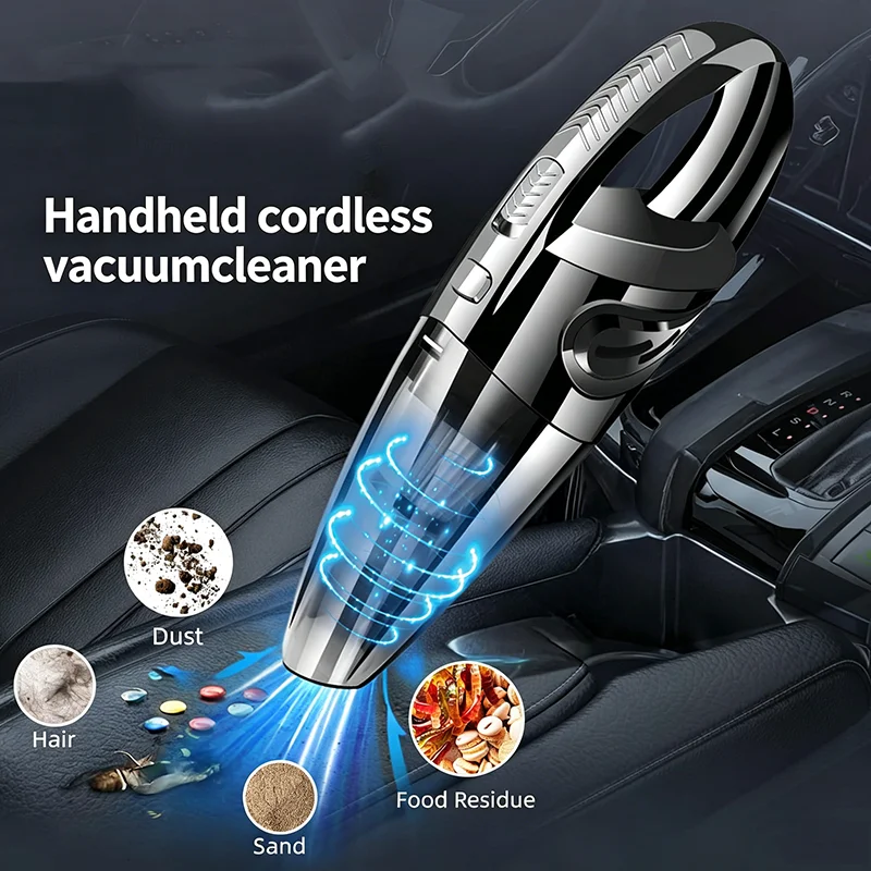 2026 New Handheld Vacuum Cleaner Multi-Function Integrated Machine Home Car Portable Wireless High Suction Gift image 2